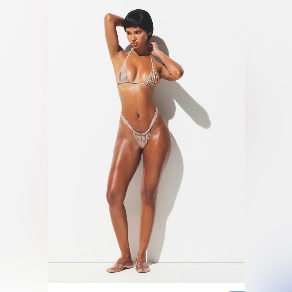 SKIMS Dune Crocodile Bikini